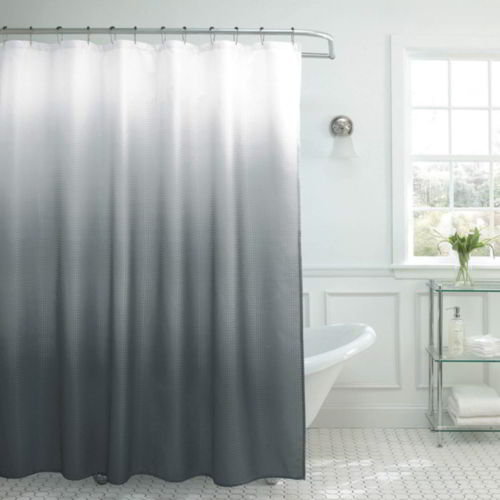 Creative Home Ideas Ombre Textured Shower Curtain