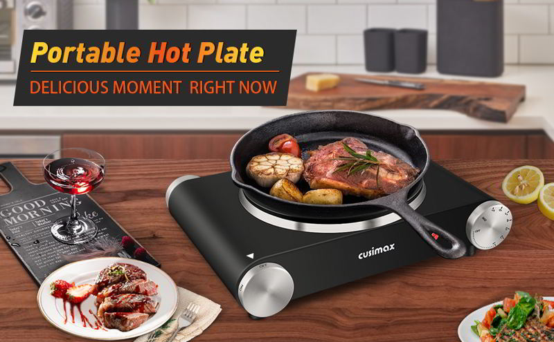 Cusimax Hot Plate Portable Electric Stove