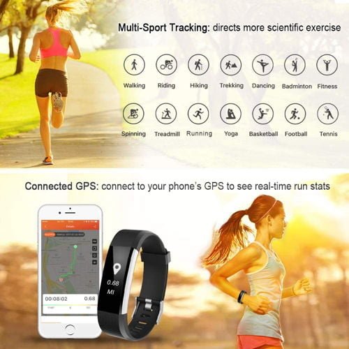 LETSCOM Fitness Tracker HR 3