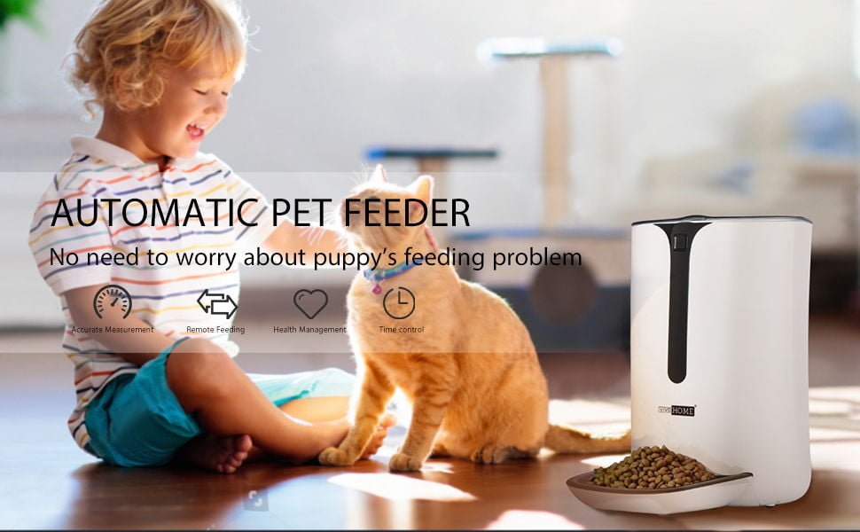 VIVOHOME 6.5L Automatic Pet Feeder