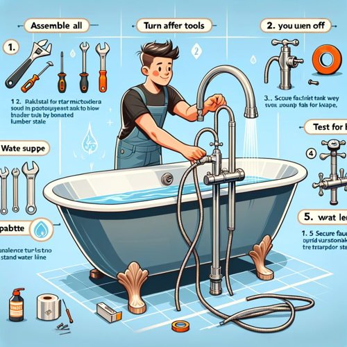 installation tips for stand alone bathtub faucets